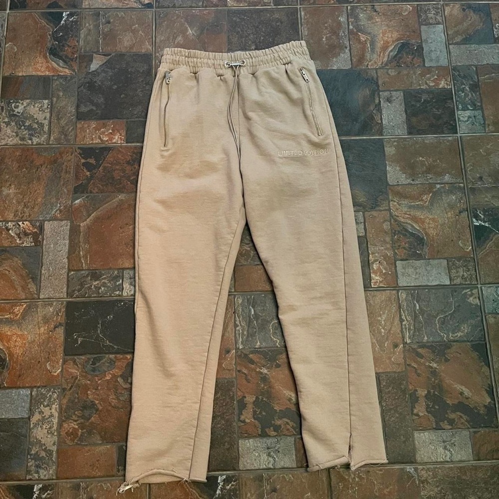 Cream Sweatpants
